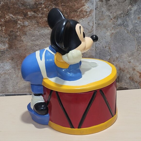 Mickey Mouse Cookie Jar Drum Walt Disney Productions S 869 - Picture 5 of 11